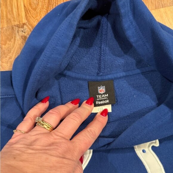 REEBOK NFL Youth Boys Indianapolis Colts Pullover Hoodie (Size: 14/16) - Picture 6 of 9